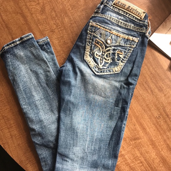 Rock Revival Denim - Rock Revival skinny jeans size 24